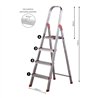 Escalera unica 4 peldaños 80 cm