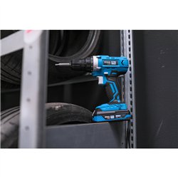 Kit maletin taladro atornillador 20 v 40 accesorios bat/car