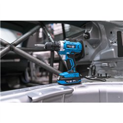 Kit maletin taladro atornillador 20 v 40 accesorios bat/car