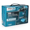 Taladro atornillador compacto brushless 20 v