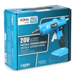 Pistola termofusible 20 v barra de silicona de ø11 mm