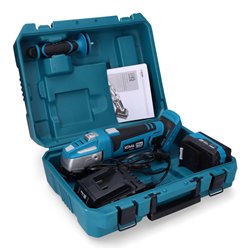 Kit amoladora 20 v con 1 bateria 4.0ah y cargador 08772. 28,9 x 27 cm. pro serie