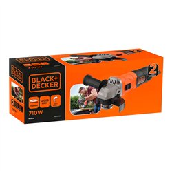 Mini amoladora 710w ø115mm beg010-qs black+decker