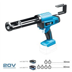 Pistola de silicona 20 v
