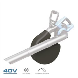 Soplador / aspirador / triturador 40v (sin baterias y cargador) brushless