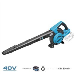 Soplador / aspirador / triturador 40v (sin baterias y cargador) brushless
