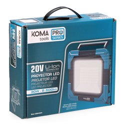 Foco led de trabajo 20 v 2500 lm (sin bateria ni cargador)