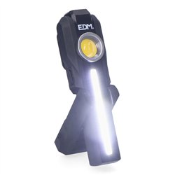 Linterna de trabajo cob 200lm + 200lm + spot superior 50lm