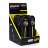 Linterna de trabajo cob 200lm + 200lm + spot superior 50lm