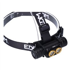 Linterna frontal 3.000lm edm