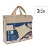 Tela exterior color beige 3 x 3 m