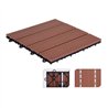 Baldosas para terraza de pvc 30 x 30 x 2 cm, 6 unidades