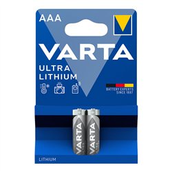 Pila varta ultra lithium aaa - lr03 (blister 2 uds) ø10,5x44,5mm