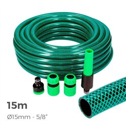 Kit manguera de jardin basic 15 m (5/8" 15 mm )