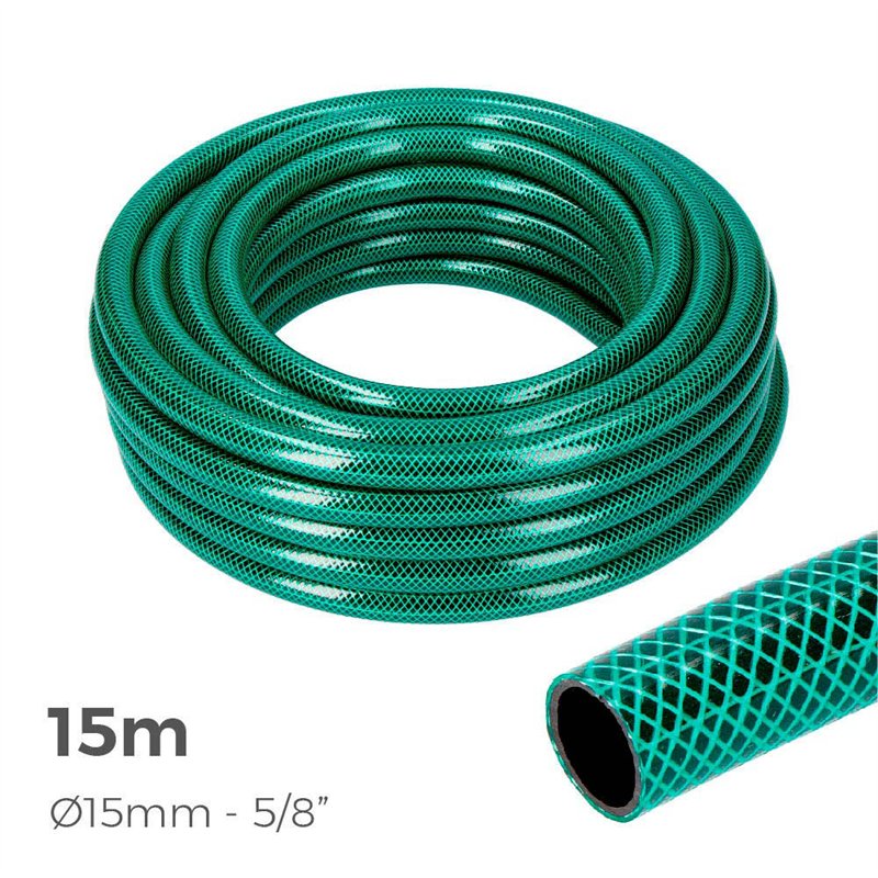 Manguera de jardin basic 15 m (5/8' 15 mm)