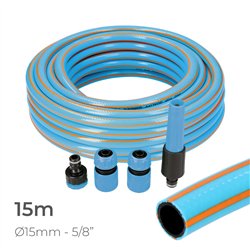 Kit manguera de jardin pro 15 m (5/8' 15 mm)