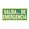Cartel de evacuación 'salida de emergencia' (pvc 1mm) clase a 30x15cm normaluz