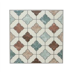 Mesa metalica/mosaico bistro marrakech para exterior 58 x 58 x 76 cm