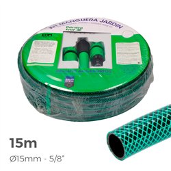 Kit manguera de jardin basic 15 m (5/8" 15 mm )