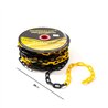 Cadena plastico amarilla y negra, 25m