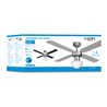 Ventilador de techo modelo caribe. color cromado. potencia: 50w aspas: ø102  cm