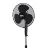 Ventilador pie 45 w 40 cm negro altura regu.110-130