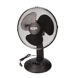 Ventilador de sobremesa negro 45w