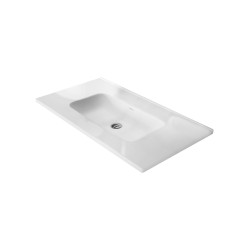 Encimera etna 71x46 blanco brillo stock - Saneamientos Pereda