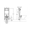 Soporte duplo wc one compact roca stock - Saneamientos Pereda