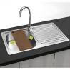Compra Fregadero viena 800x440 1p 1escurridor cuadrado en