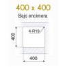 Compra Fregadero berlin 40x40 bajo en Saneamientos Pereda.