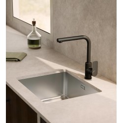 Grifo fregadero roca cala negro mate stock - Saneamientos Pereda