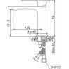 Compra Bold lavabo cromo stock en Saneamientos Pereda.