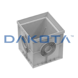 Cuerpo arqueta 40x40 gris pvc