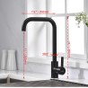 Cocina verticalbio-color negro griferia ibergrif hasta fin de
