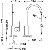 Canigo fregadero curvo tres r.21644010 hasta fin de stock -