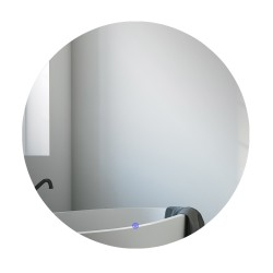 Espejo round diametro 80 luz led hasta fin de stock -