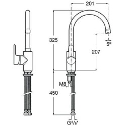 Grifo fregadero roca l20 hasta fin de stock - Saneamientos