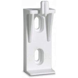 Soporte radiador nylon anti-ruido 1 patilla - Saneamientos