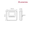 Termostato ariston cube rf negro 3319118 - Saneamientos Pereda