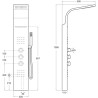 Columna roca hidromasaje evolution stock - Saneamientos Pereda