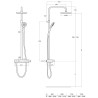 Columna ducha index-t switch roca stock - Saneamientos Pereda
