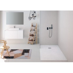 Plato de ducha basic 140x80 blanco 9003 stock - Saneamientos