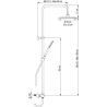 Columna termostática nite negro rociador redondo atlas ø 25