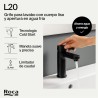 L20 lavabo coldstar liso negro mate hasta fin de stock -