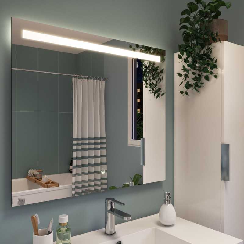 Espejo klima-p/jazz 80x80 luz arriba c/sensor stock -