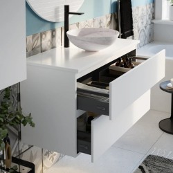 Compra Mueble kalua 100x45 blanco mate 2 cj susp hasta fin de