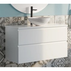 Compra Mueble kalua 100x45 blanco mate 2 cj susp hasta fin de