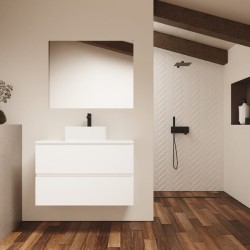 Mueble anglet 60 2 cajones susp blanco mate hasta fin de stock