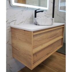 Mueble aries 100 2 cajones susp roble hasta fin de stock -